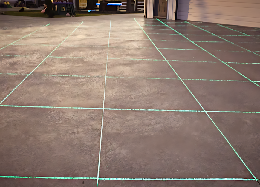 glow in the dark grout resin